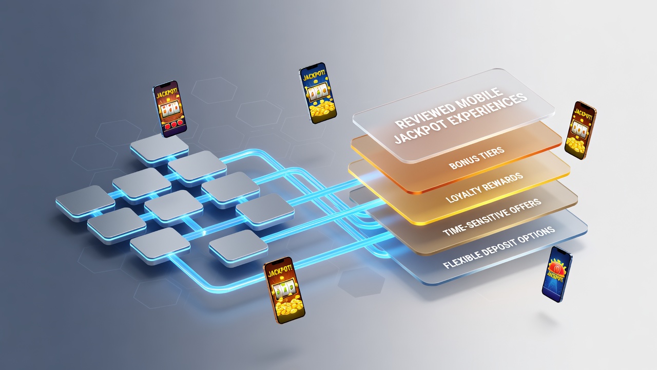Detailed view of promotion layers and jackpot contribution meters linked to various deposit types in a mobile slot review