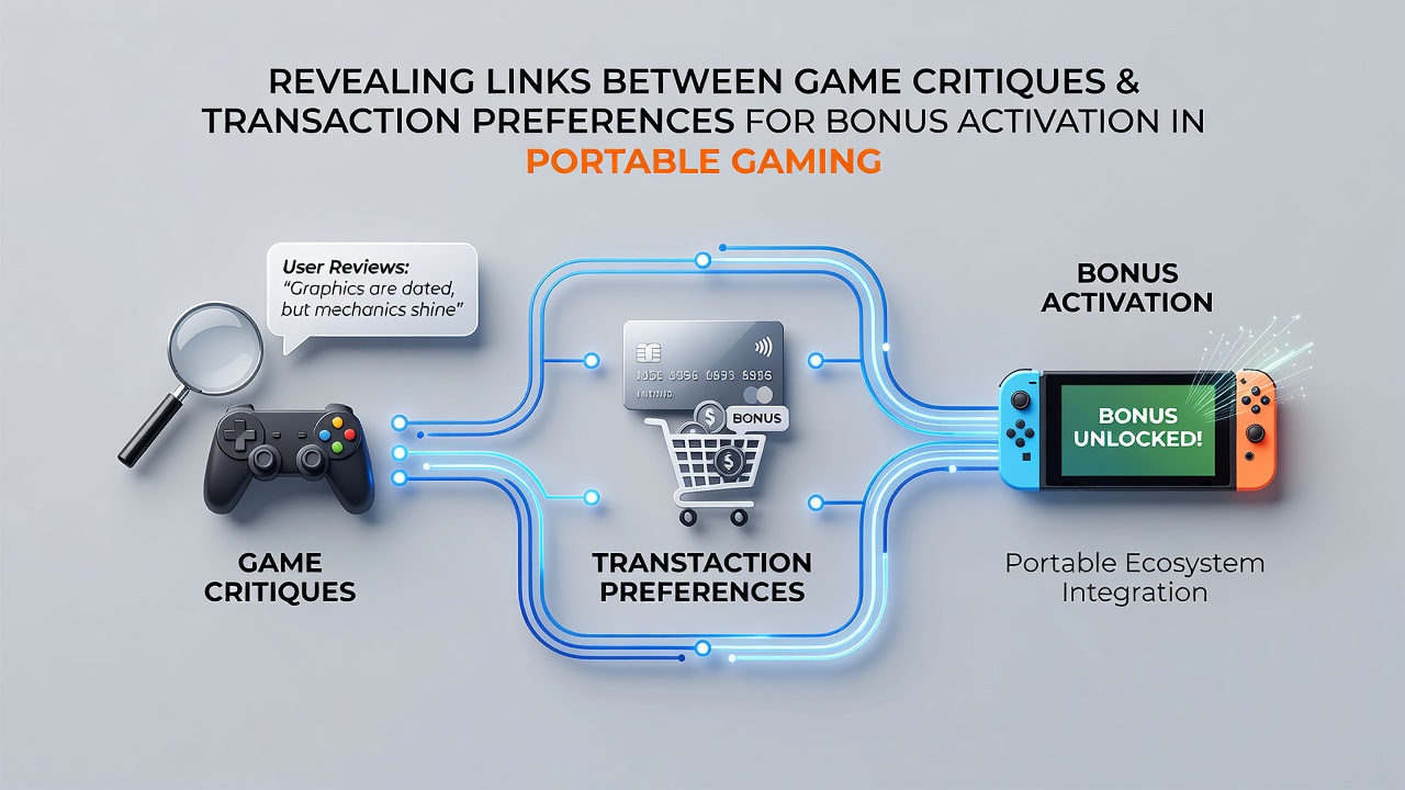Chart illustrating correlations between game review scores and preferred transaction methods for bonus features