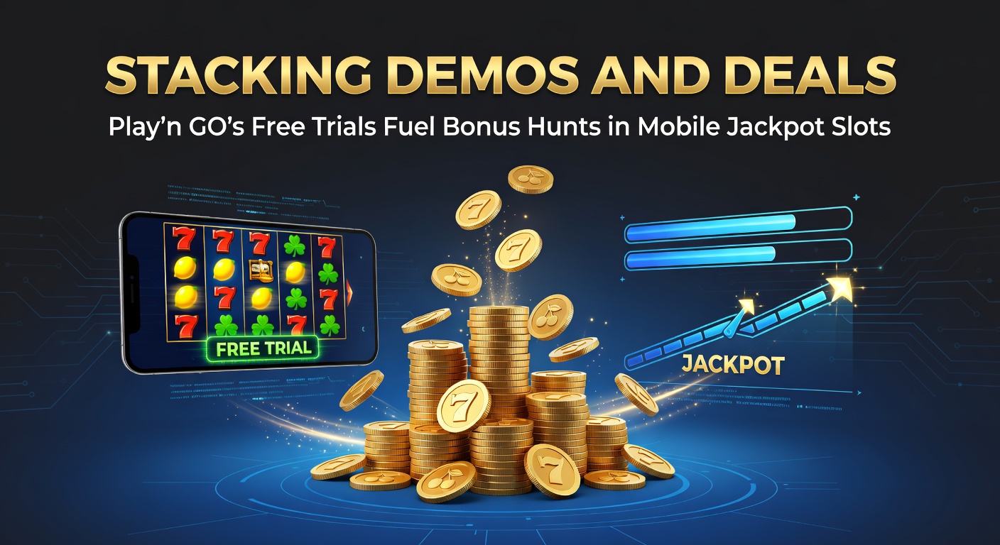 Player stacking demo wins into bonus hunts on Play'n GO's mobile jackpot slot, showing progressive meter and promo overlay