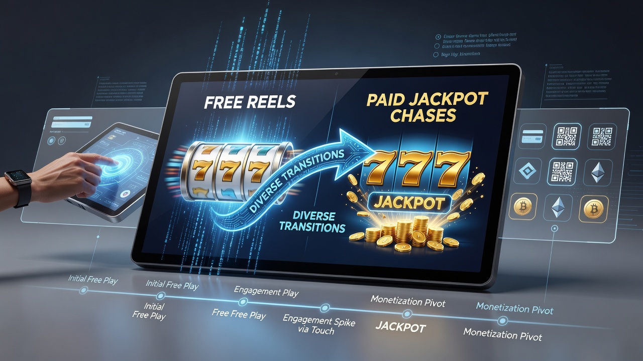 Close-up of mobile payment selection screen during slot gameplay with various transaction icons