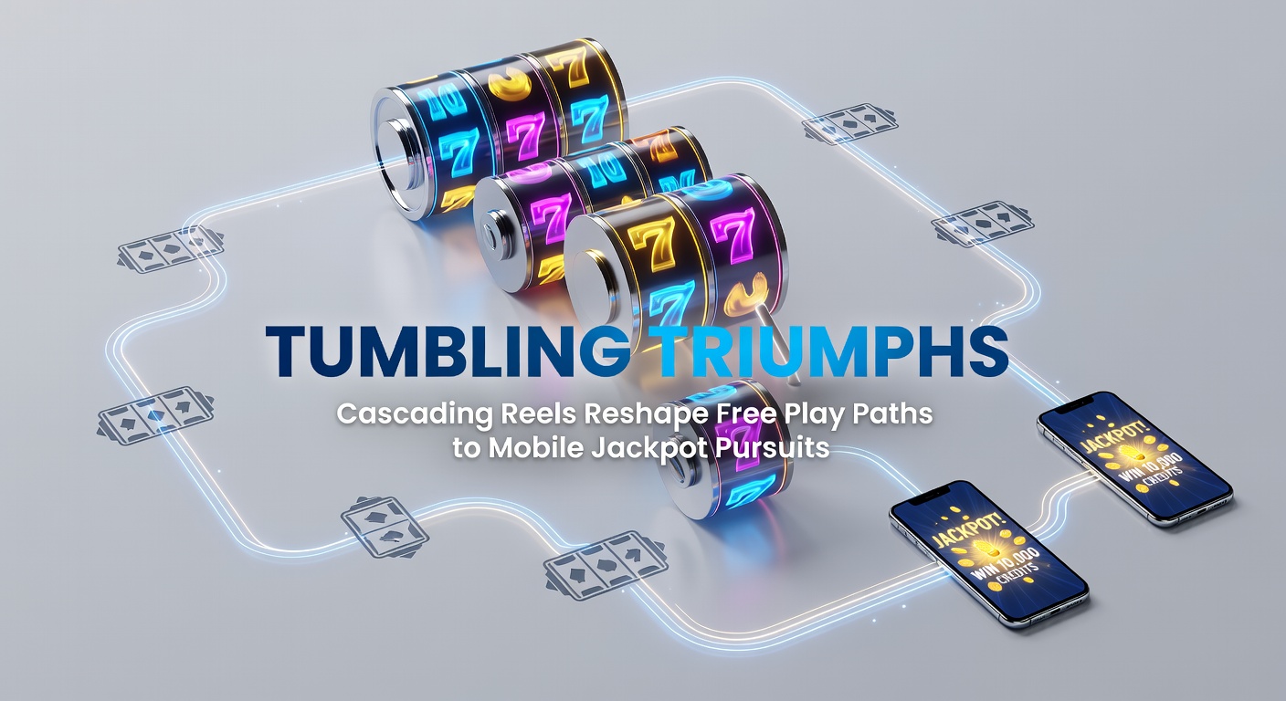 Mobile player swiping through cascading wins on a jackpot slot, progressive meter glowing in the background with network-wide prize pools
